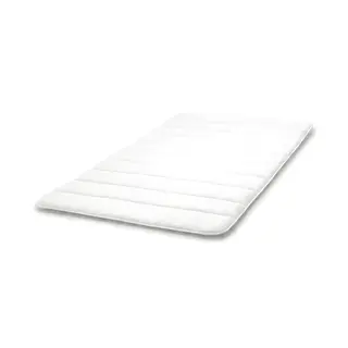 BRUKSVARA mattress pad, white, Length 200 x Width 120 cm
