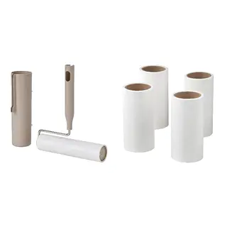 BÄSTIS/PEPPRIG set: lint roller + lint roller refill