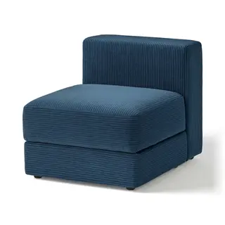 JÄTTEBO 1-seat module with storage, Samsala dark blue, Width 70 x Depth 95 x Height 71 cm