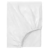 VÅRVIAL fitted sheet for day-bed, white, 80x200 cm