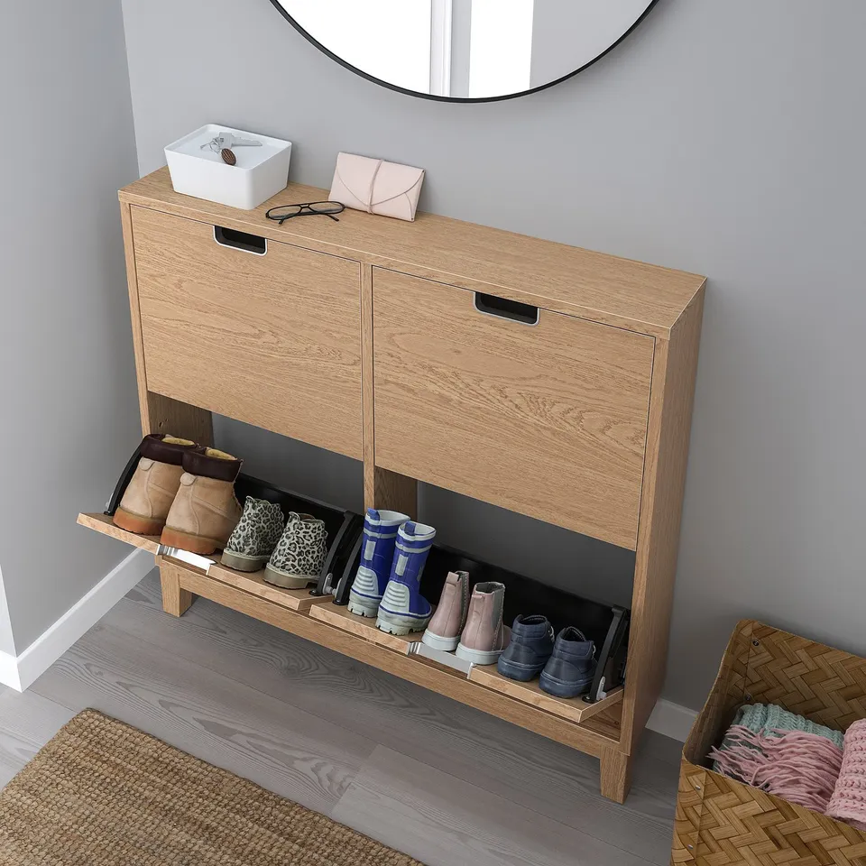 part: STÄLL shoe cabinet with 4 compartments