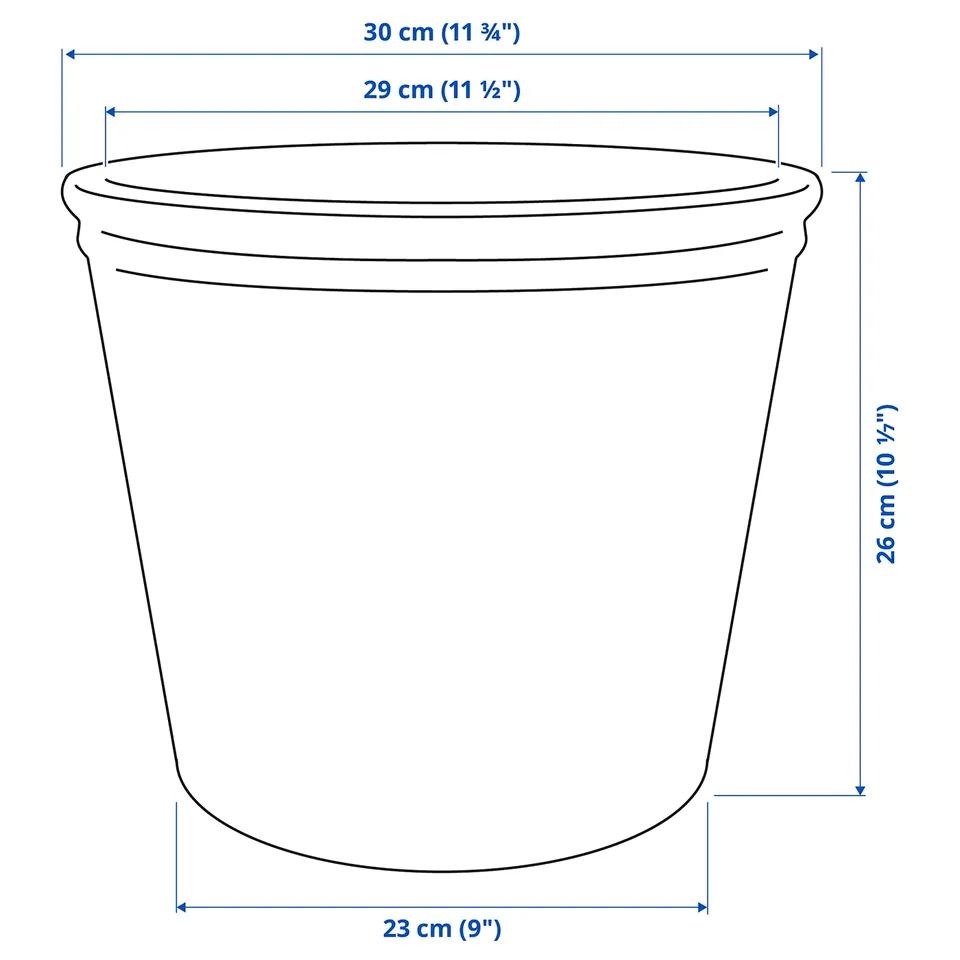 part: KÖRSBÄRSBJÖRK plant pot