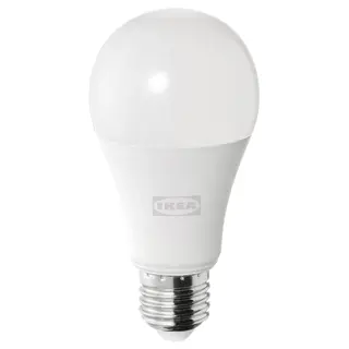 SOLHETTA LED bulb E27 1521 lumen, dimmable/globe opal white