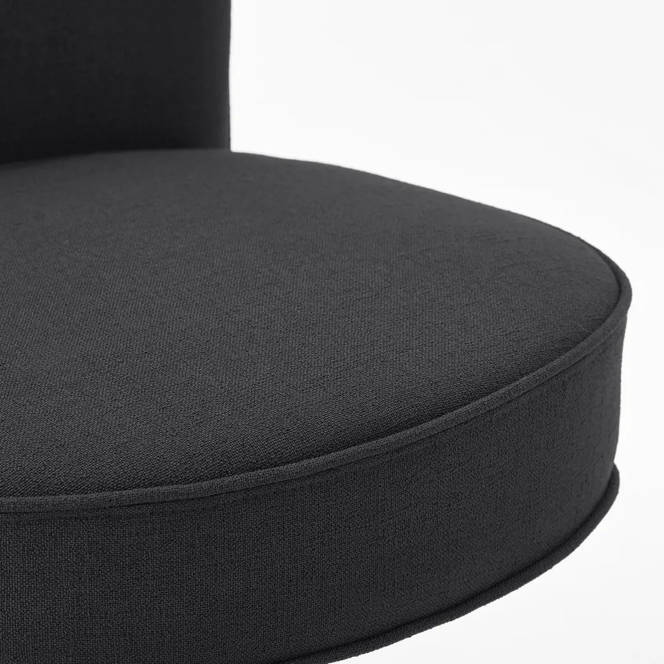 BRYTNING Swivel chair, Naggen dark grey