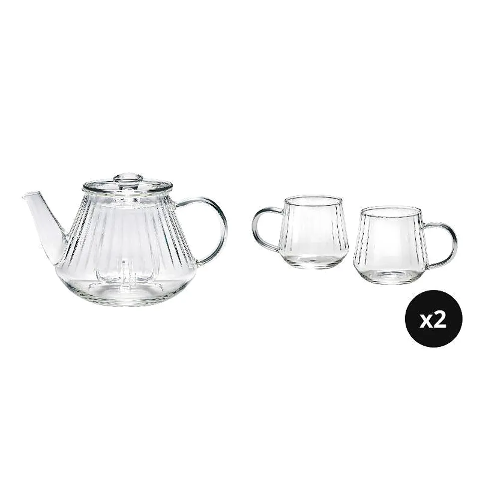 teapot x1 + teacup x4, photo 1