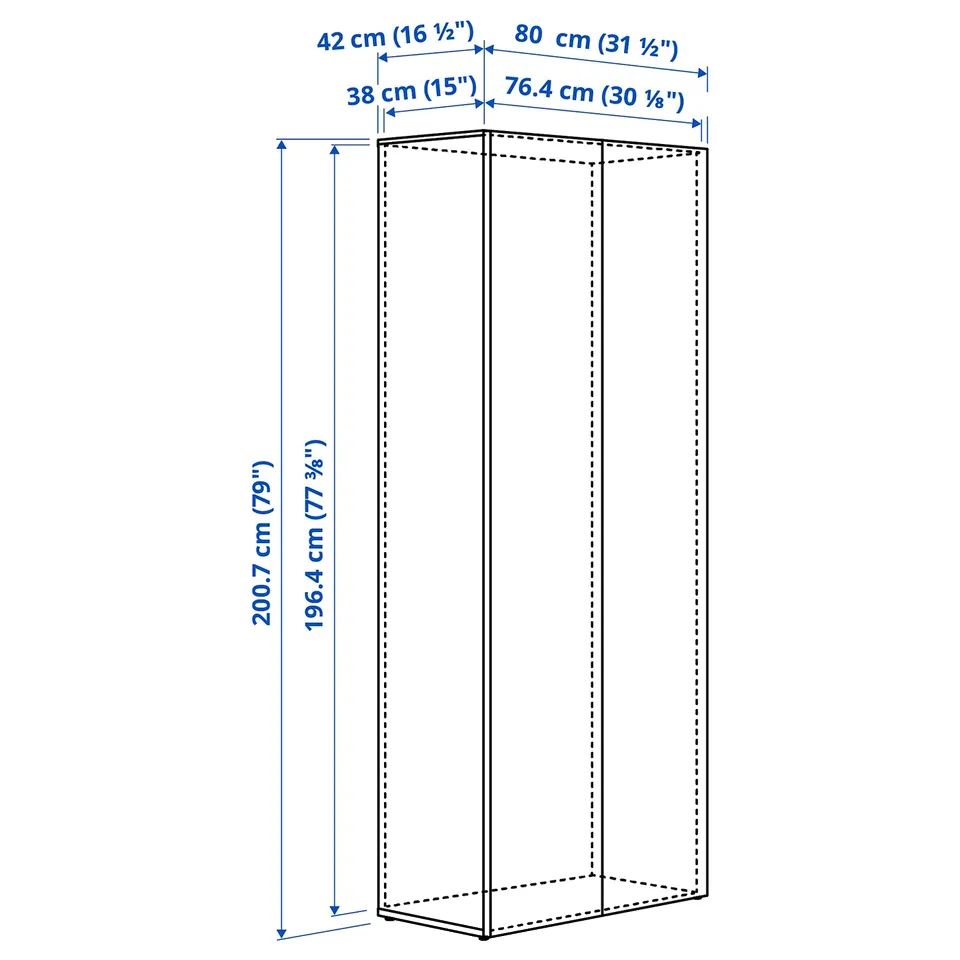 part: LASTARE frame with doors