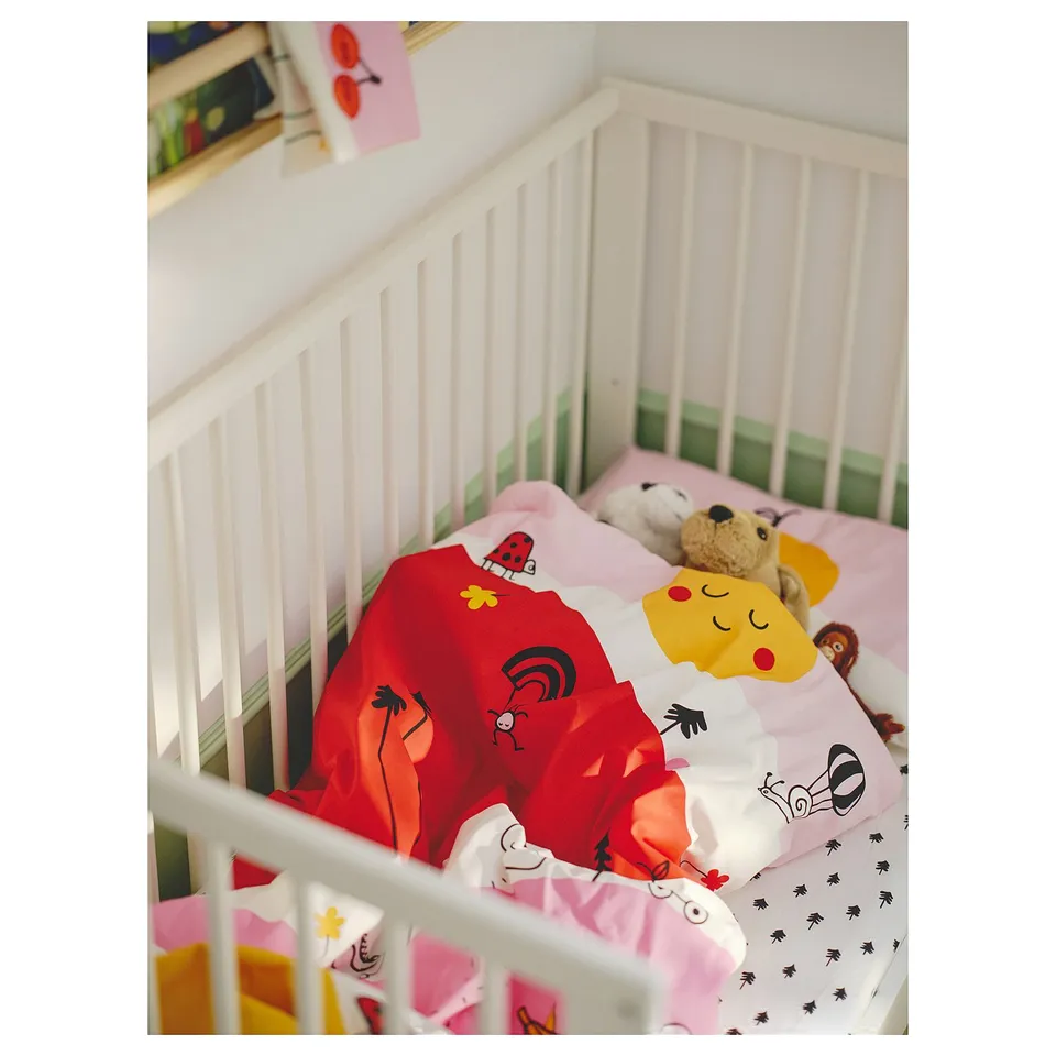 part: GRÖNFINK fitted sheet for cot