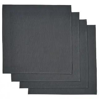 SVARTSENAP napkin, dark grey, 35x35 cm
