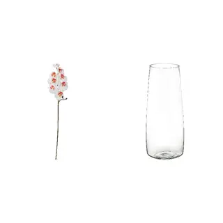 artificial flower + vase