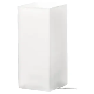 GRÖNÖ table lamp, frosted glass white, 22 cm