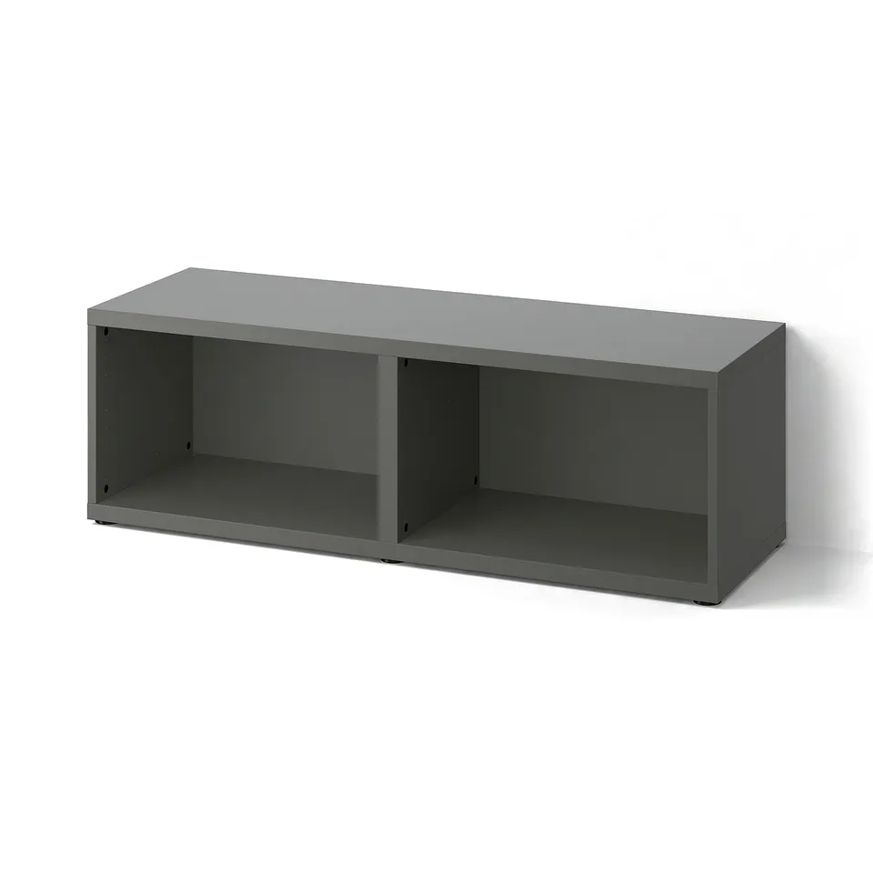 BESTÅ Frame, dark grey, 120x40x38 cm