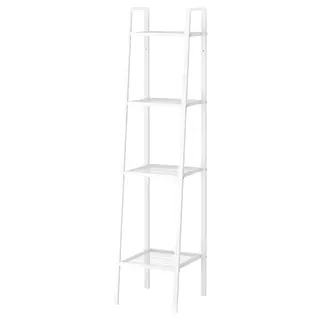 LERBERG shelf unit, white, 35x148 cm