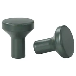 BAGGANÄS knob, deep green, 21 mm