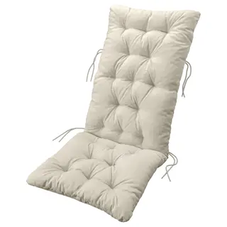 KUDDARNA seat/back cushion, outdoor, light grey-beige, 116x45 cm
