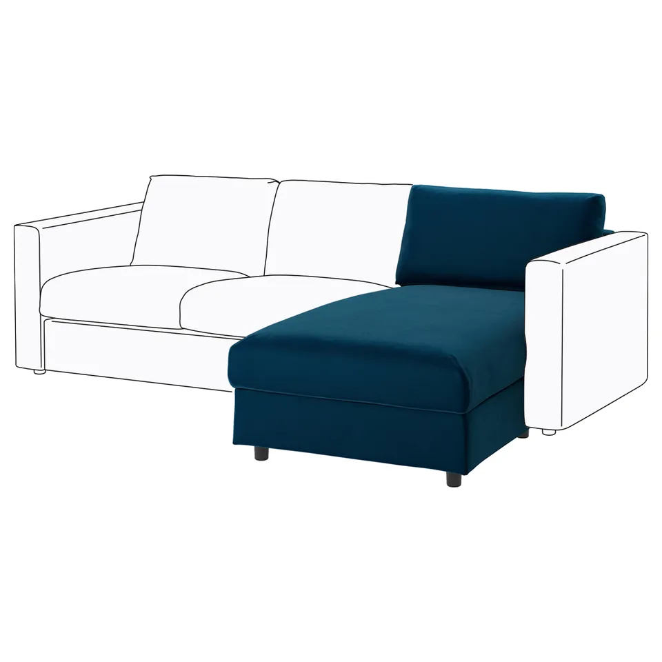 part: VIMLE cover for chaise longue section