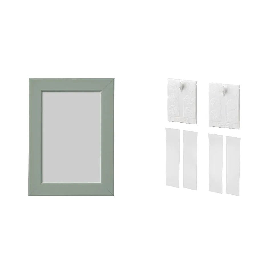 frame + adhesive hook ×2, photo 1