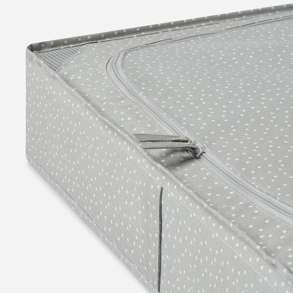 LENAST Bed storage box, light grey, 57x60 cm