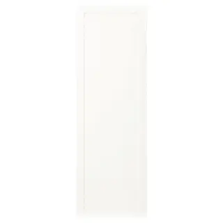 SANNIDAL door with soft closing hinges, white, 60x180 cm