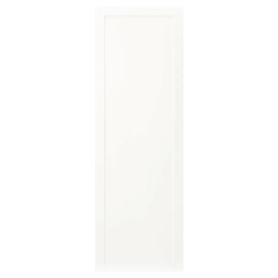 SANNIDAL Door with soft closing hinges, white, 60x180 cm