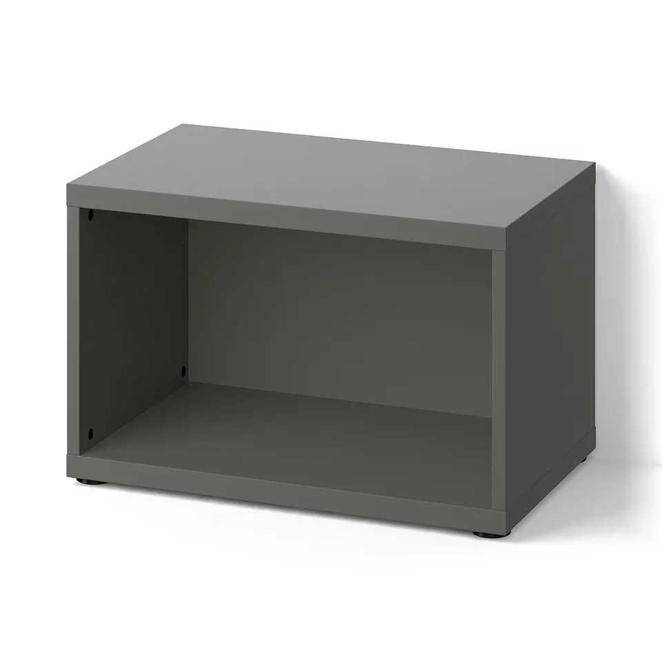 BESTÅ Frame, dark grey, 60x40x38 cm