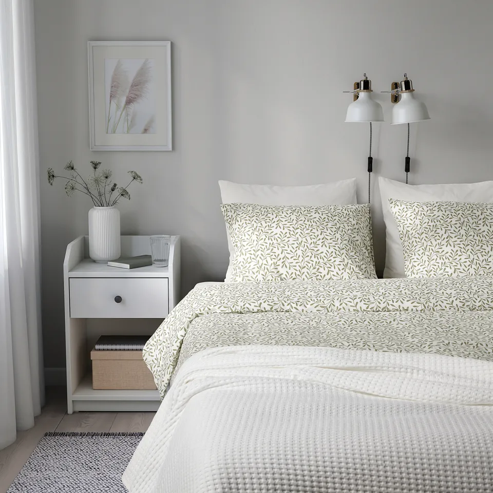 part: SORGMANTEL duvet cover and 2 pillowcases
