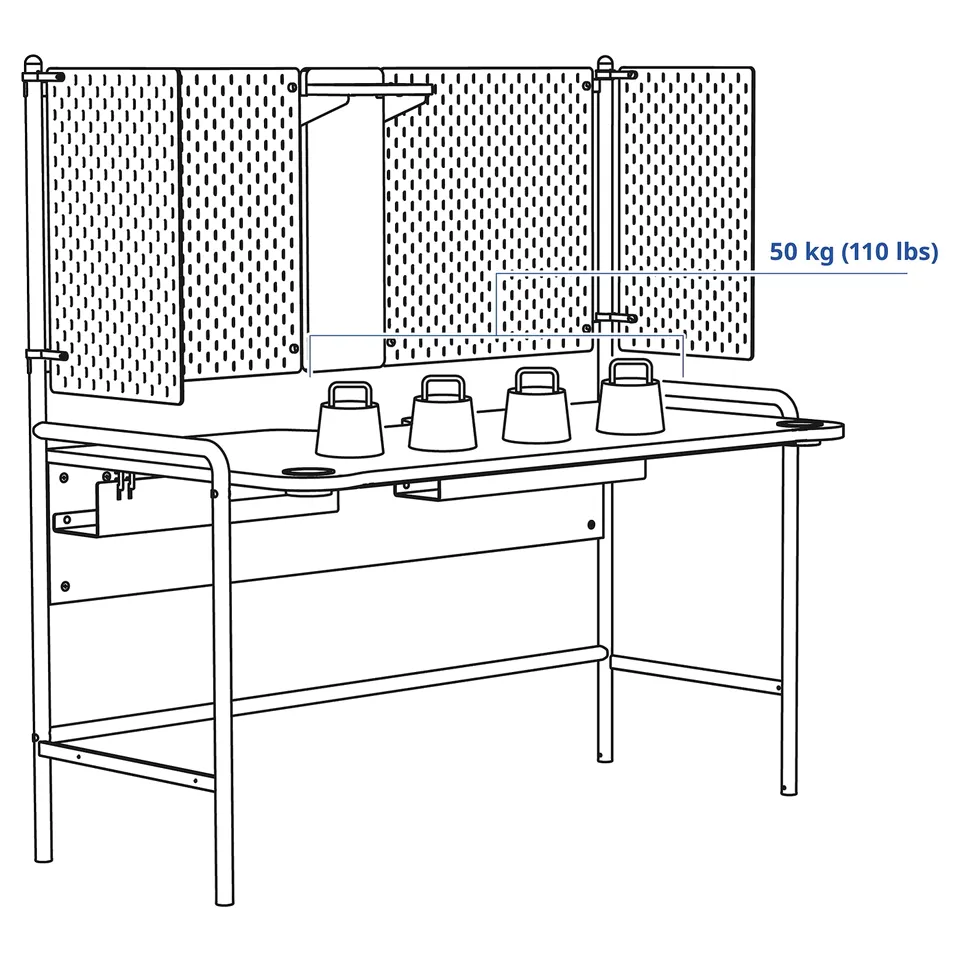 part: FRÖSKELÅS gaming desk