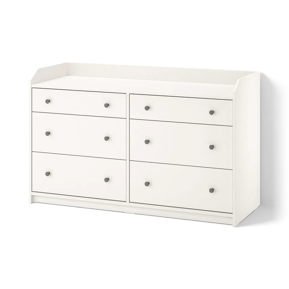 part: HAUGA chest of 6 drawers