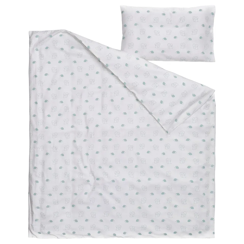 part: LEN duvet cover 1 pillowcase for cot