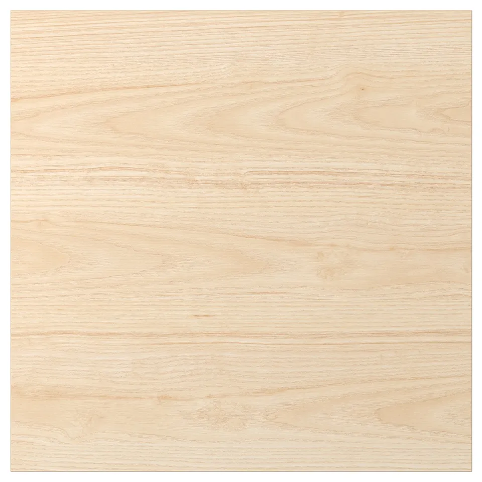 ASKERSUND light ash wooden panel, smooth texture, rectangular shape.