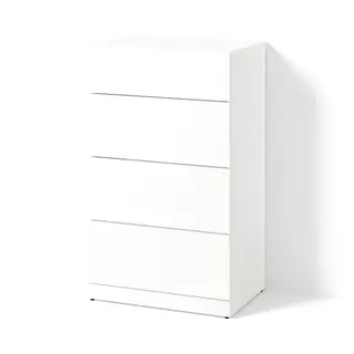 LASTARE chest of 4 drawers, white, 60x42x100 cm