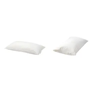 GULKAVLE/LUDDROS set: pillow, high + pillow protector, Length 50 x Width 80 cm