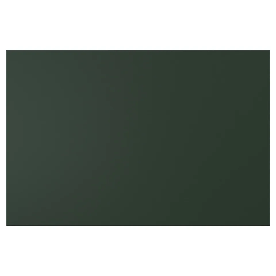 HAVSTORP: deep green cabinet, rectangular, smooth finish.