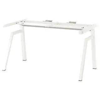 TROTTEN underframe sit/stand f table tp, el, white, 160x80 cm
