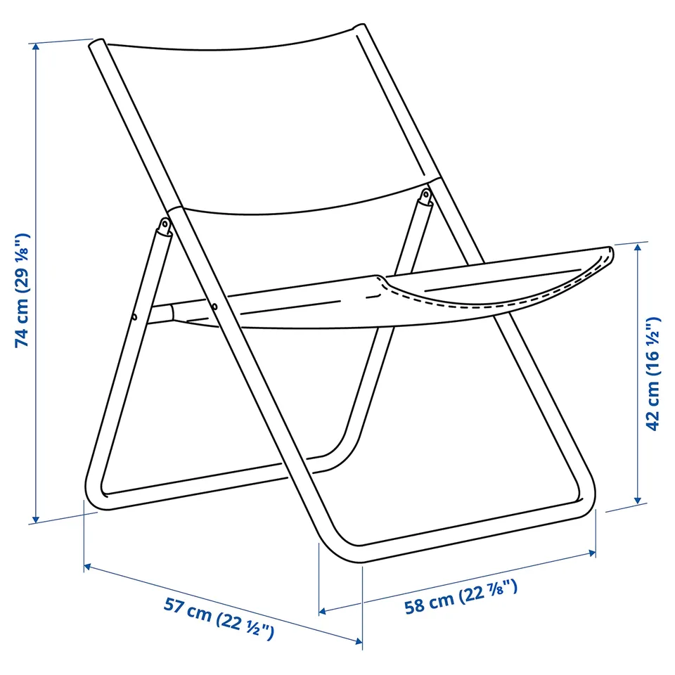 Illustration with measurements for the product: MOFALLA.