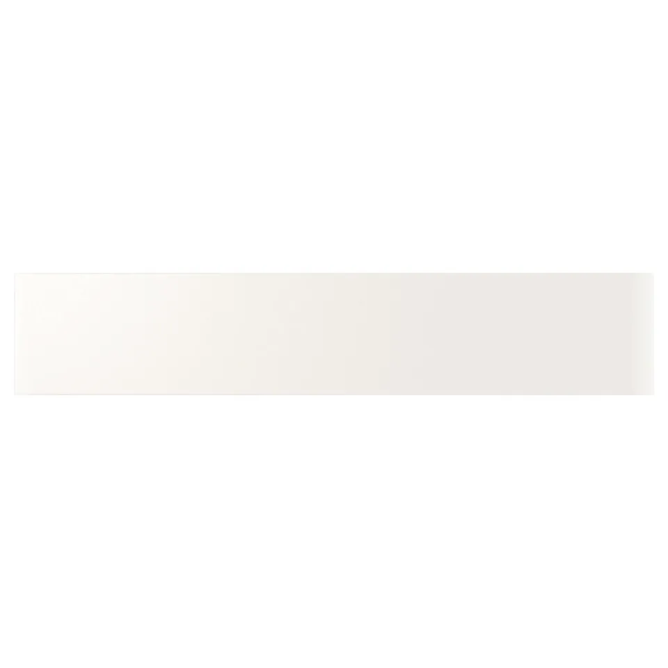 UTRUSTA drawer front - cream, acrylic paint on fibreboard, rectangular, smooth finish