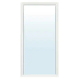 PINGSTSYREN mirror, white, 60x120 cm