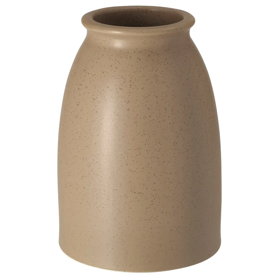 KOPPARBJÖRK Vase, light brown, 21 cm