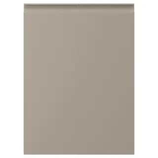 UPPLÖV 2-p door f corner base cabinet set, right-hand/matt dark beige, Width 25.5 x Height 69.7 cm