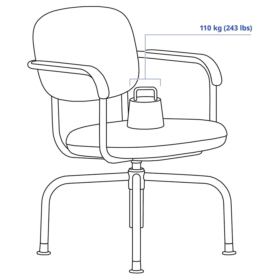 part: MULLSJÖ swivel chair