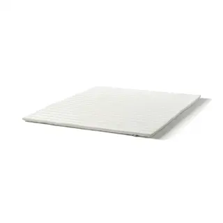 NOPAKTE mattress pad, white, 180x200 cm