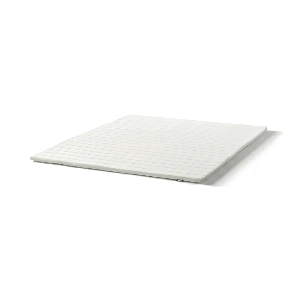 NOPAKTE Mattress pad, white, 180x200 cm