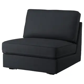 KIVIK cover for 1-seat sofa-bed, Tresund anthracite