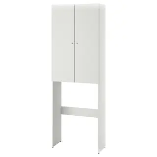 NYSJÖN cabinet for washing machine, white, 65x190 cm