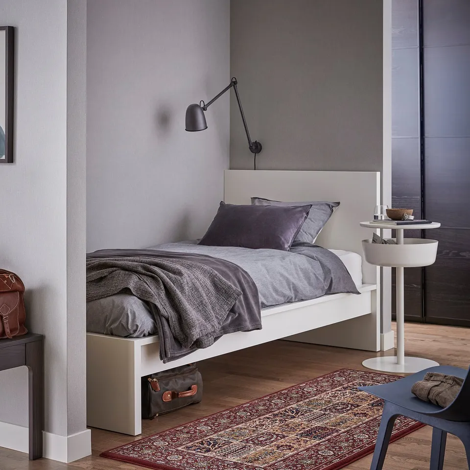 part: MALM bed frame with mattress