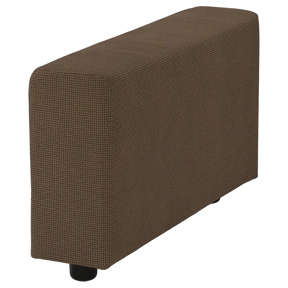 VIMLE Armrest, wide/Mosshed dark brown