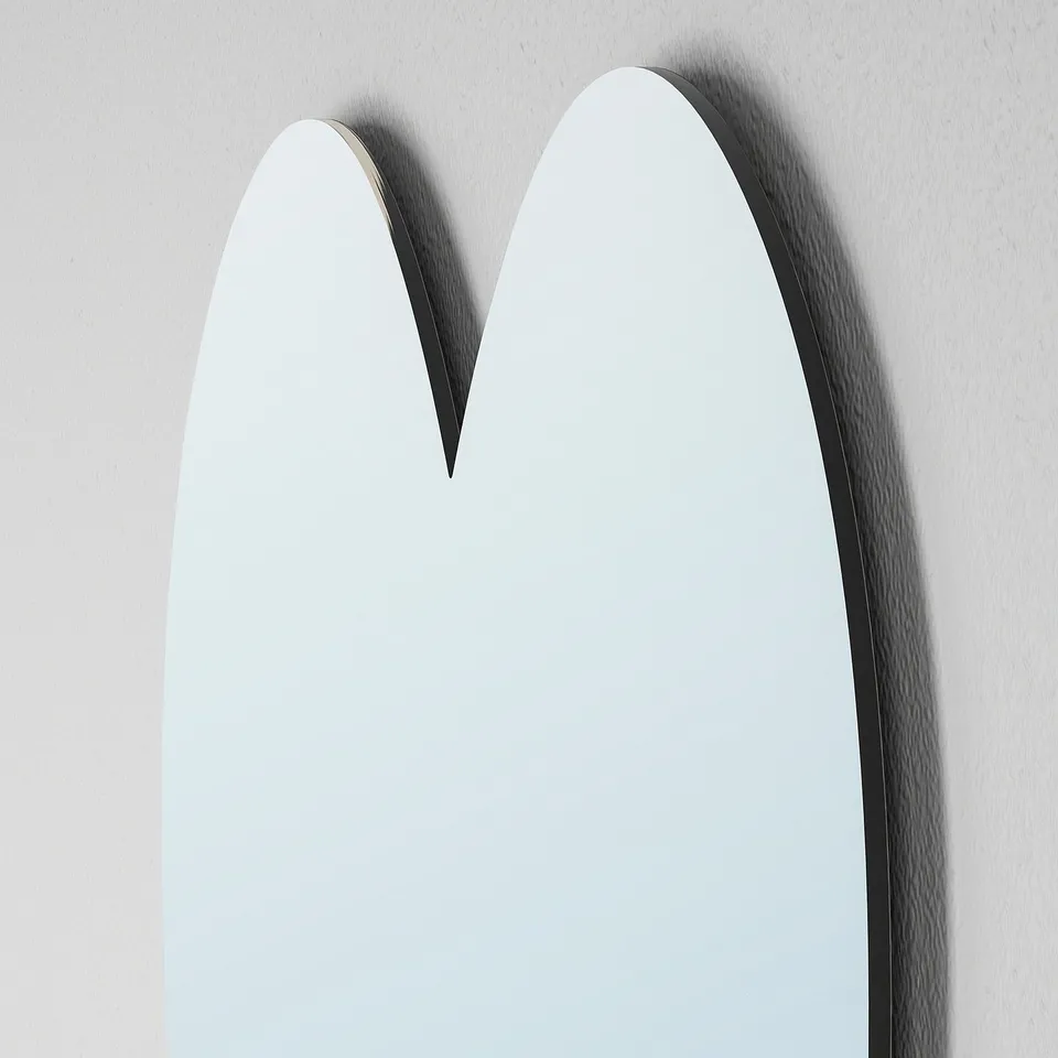 HOLMÖARNA Mirror, heart-shaped, 27x27 cm