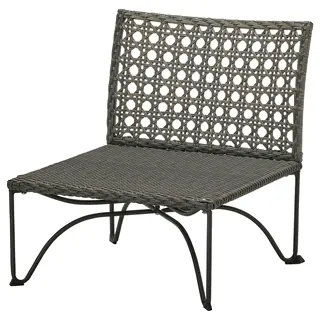 JUTHOLMEN one-seat section, outdoor, dark grey-brown, Width 65 x Depth 74 x Height 71 cm