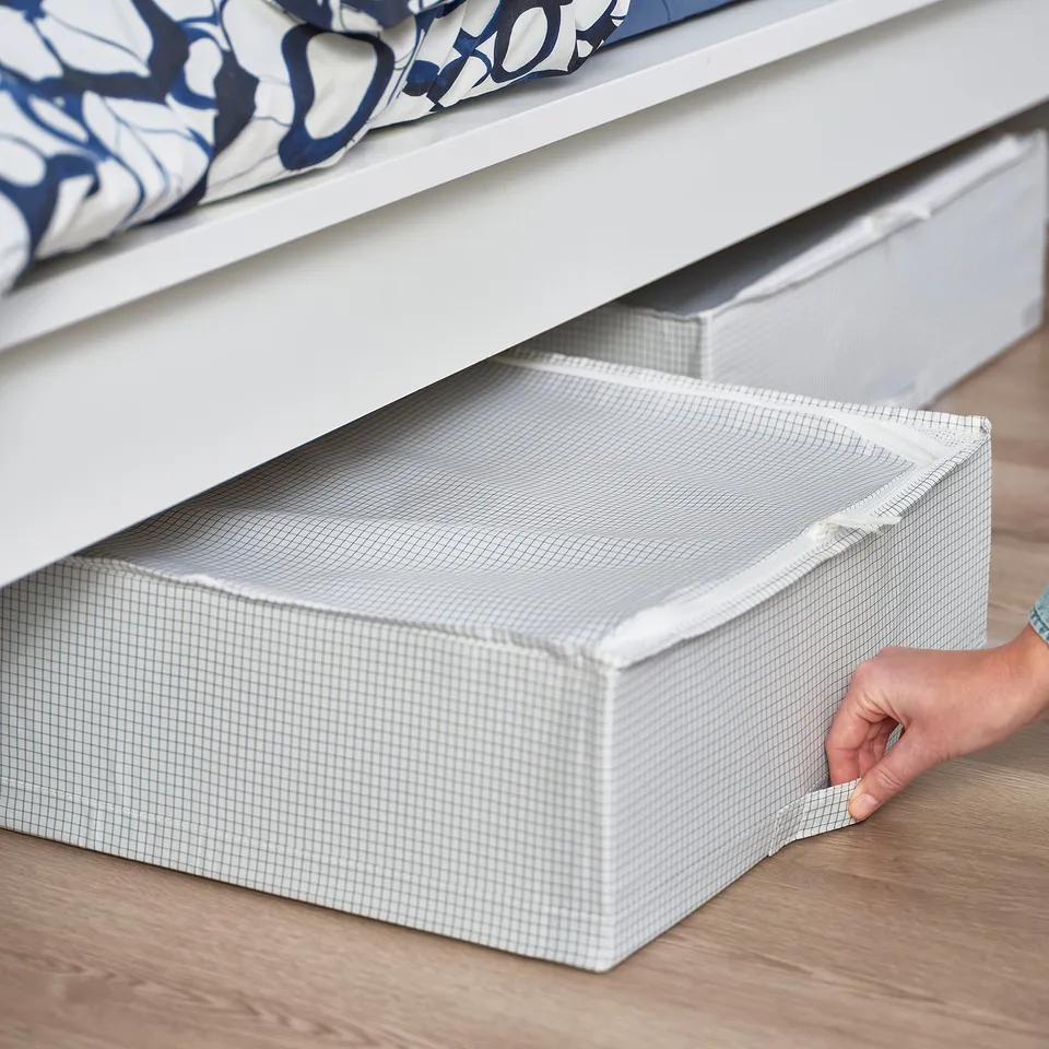 STUK Storage case, white/black, 51x51x18 cm
