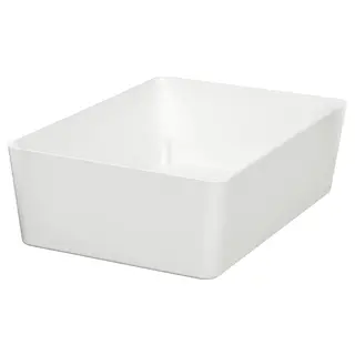 KUGGIS box, white, 18x26x8 cm