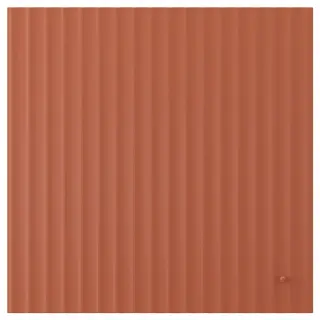 TERRSJÖ door, red-brown wave pattern, 60x60 cm